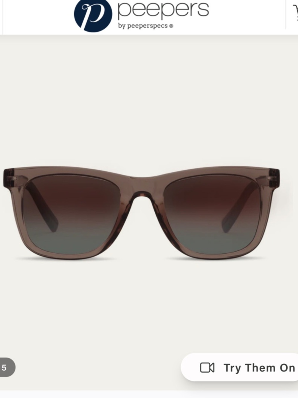Peepers Harbor best selling style Women's Sunglasses -warm gray - Picture 3 of 10